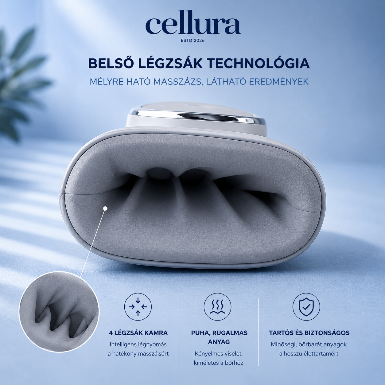 Cellura kézmasszírozó és regeneráló
