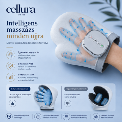 Cellura kézmasszírozó és regeneráló
